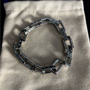 Silver Chain Link Bracelet